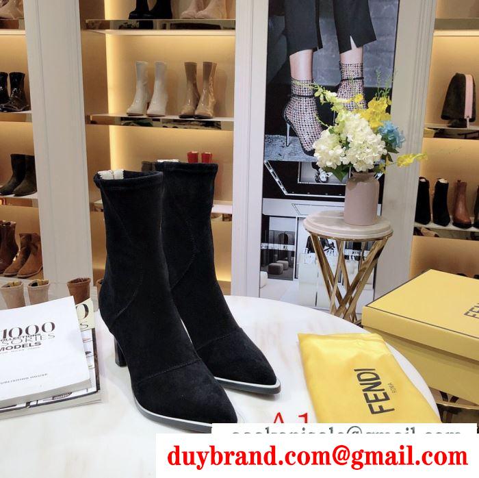 多色可選冬ファッションと相性抜群 FENDI 日々のスタイリングの幅をもっと広げる レザーブーツ フェンディ  上品な秋冬コーデに仕上げる