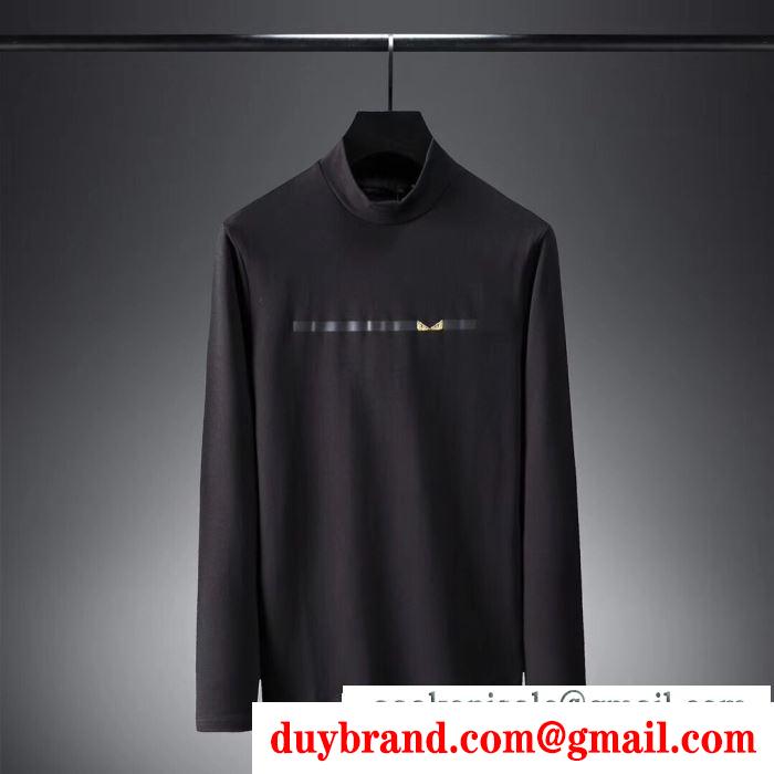 長袖/Tシャツ 季節を感じた秋冬ファッション 2色可選 華やかに魅せる秋冬コーデ フェンディ冬ファッションの定番 fendi