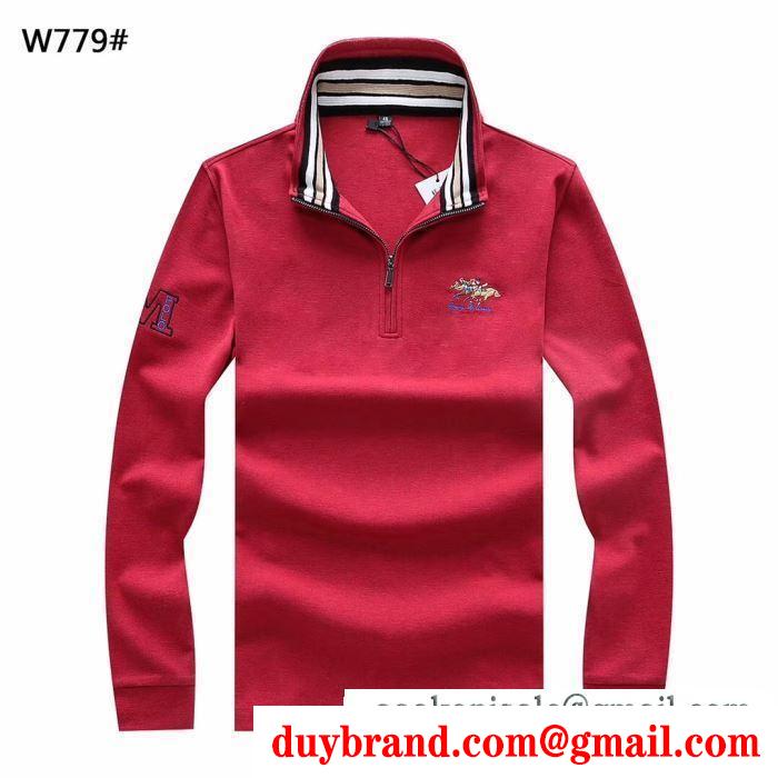 3色可選普段使いもオフィスもOK  ポロ ラルフローレン  秋に着回しやすい 長袖/Tシャツ Polo Ralph Lauren