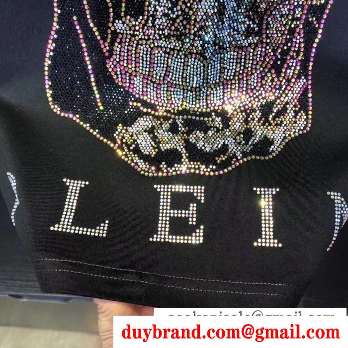 一気にトレンド感が出す PHILIPP PLEIN 遊び心たっぷり秋冬コーデ フィリッププレイン 長袖/Tシャツ 秋冬コーデに合わせやすい
