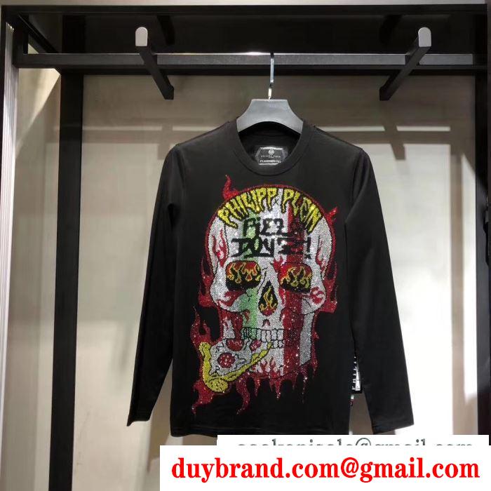 PHILIPP PLEIN 着こなしの幅が広がる フィリッププレイン 秋冬ファッションをおしゃれに着こなし 長袖/Tシャツ真冬には大注目