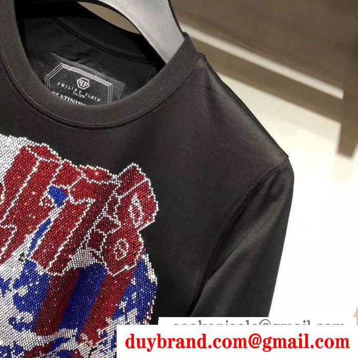 トレンドライクになりがち フィリッププレイン 長袖/tシャツ 2019秋冬の必需品 philipp plein 程よい抜け感を演出