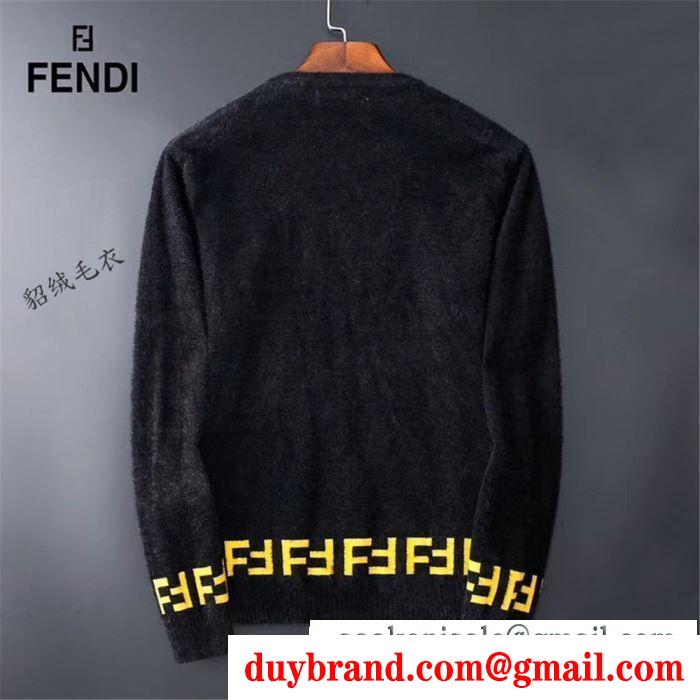 一気にトレンド感が出す フェンディ 2色可選 上品な秋冬コーデに仕上げる プルオーバー FENDI 秋のコーデで使いやすい