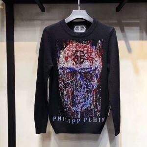 Philip Plain Pullover Mùa thu / Thời trang mùa đông Phong cách Philipp Plein Mới nhất / Mùa đông Trent_ Philip Prine Philipp Plein_ Thương hiệu giá rẻ (lớn nhất )