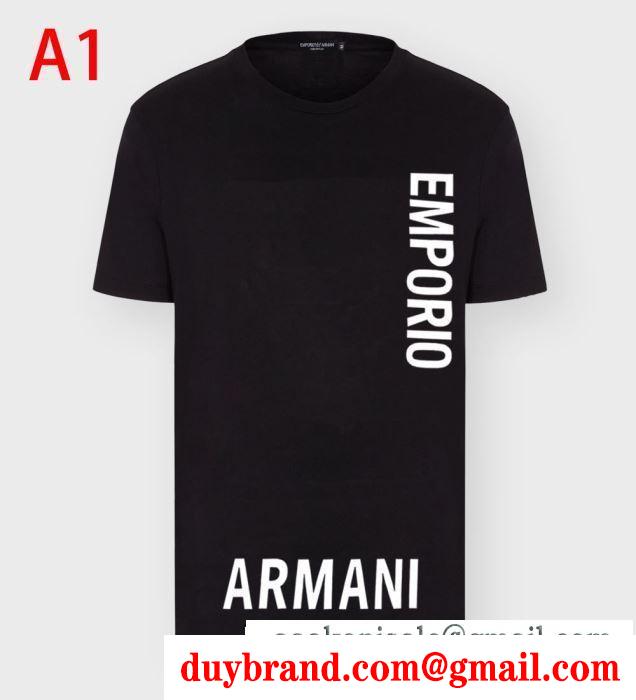 半袖Tシャツ お洒落さんは取り入れてる アルマーニ 多色可選 春夏の爽やかコーデに ARMANI