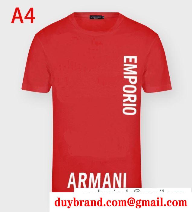 半袖Tシャツ お洒落さんは取り入れてる アルマーニ 多色可選 春夏の爽やかコーデに ARMANI