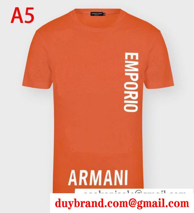 半袖Tシャツ お洒落さんは取り入れてる アルマーニ 多色可選 春夏の爽やかコーデに ARMANI