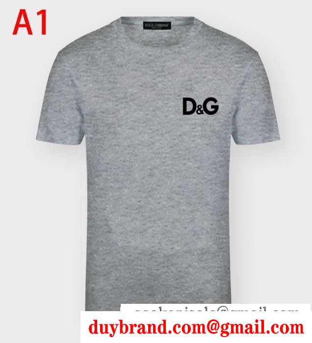 大胆なトレンド感を楽しむ 多色可選　半袖Tシャツ　ドルチェ＆ガッバーナ Dolce&Gabbana　春夏のお出かけを軽快に