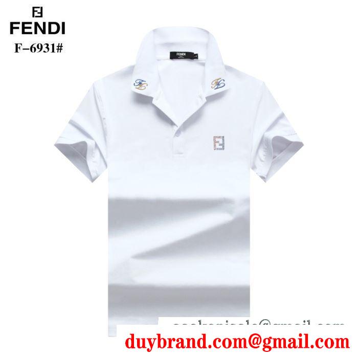 オシャレな軽やかさで魅力 フェンディ 多色可選 おしゃれの「主役」になる FENDI 半袖Tシャツ