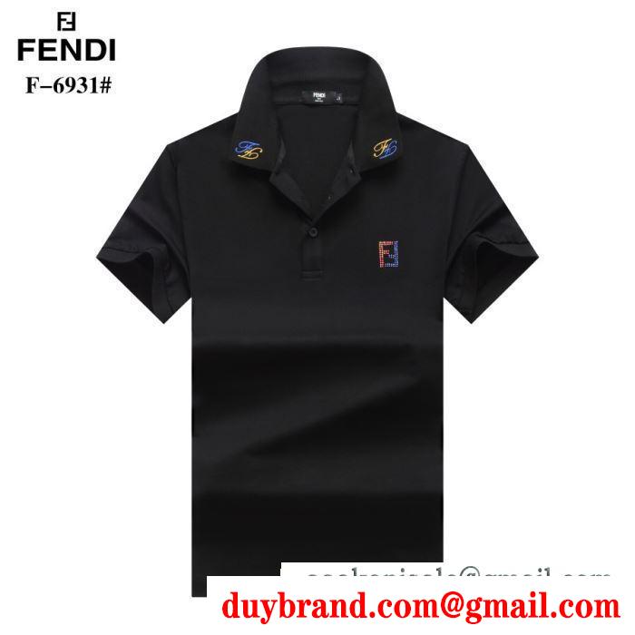 オシャレな軽やかさで魅力 フェンディ 多色可選 おしゃれの「主役」になる FENDI 半袖Tシャツ