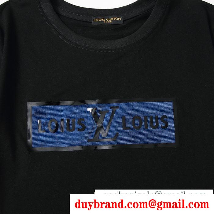 半袖Tシャツ 2色可選 春夏の着こなしにぴったり ルイ ヴィトン LOUIS VUITTON 大人らしい高見えコーデ