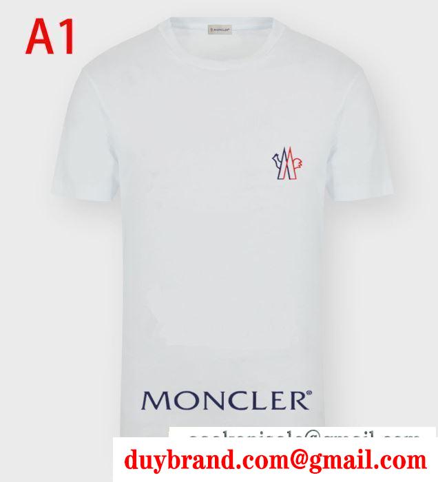MONCLER トレンドコーデを格上げ 多色可選 半袖Tシャツ モンクレール  トレンド感を取り入れる