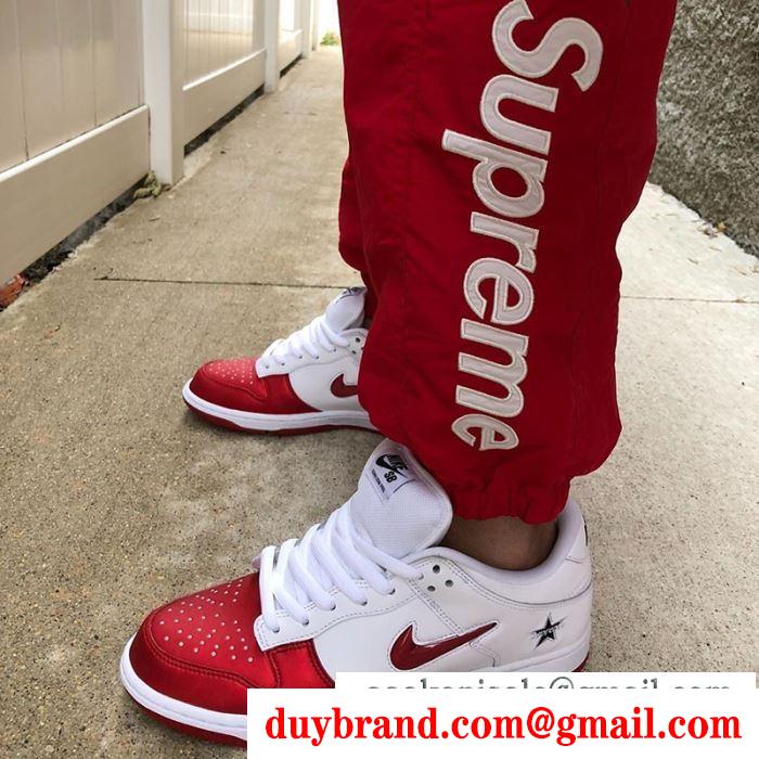 2色可選 あらゆるコーデに馴染む supreme 19fw side logo track pant シュプリーム supreme スエットパンツ