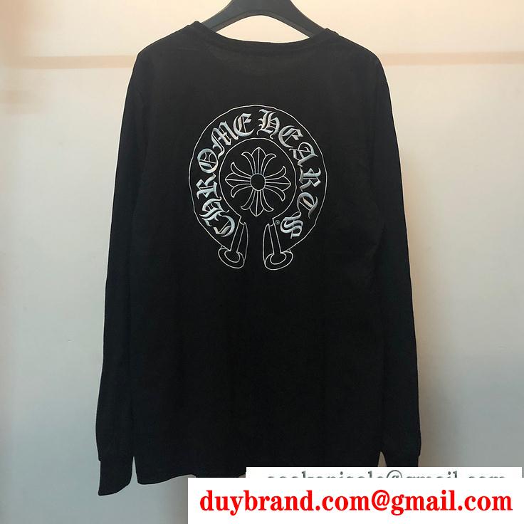 クロムハーツ 3色可選 オシャレな軽やかさで魅力 CHROME HEARTS 長袖 /ロンT おしゃれの「主役」になる