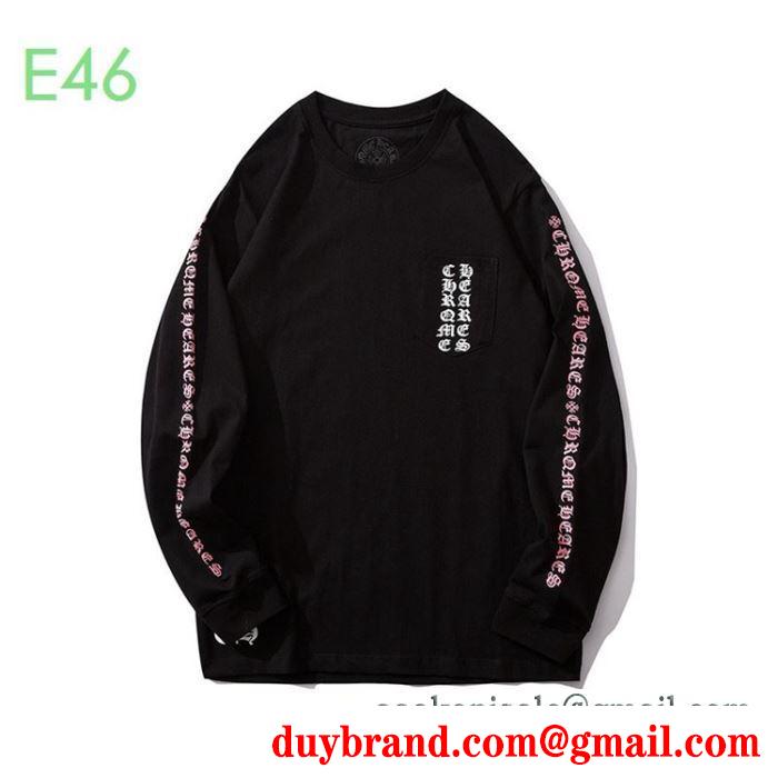 2色可選 この春夏大注目 長袖 /ロンt ビジネスシーンに大活躍 クロムハーツ chrome hearts
