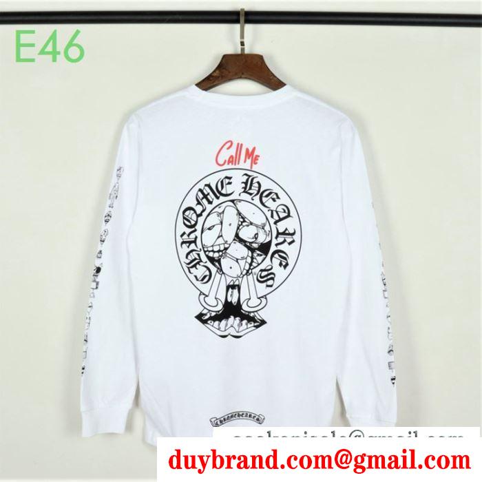 2色可選 まだまだ人気継続中 2色可選 長袖 /ロンT 春夏トレンドの取り入れる クロムハーツ CHROME HEARTS