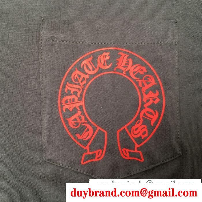 クロムハーツ CHROME HEARTS  オシャレな軽やかさで魅力 半袖Tシャツ おしゃれの「主役」になる