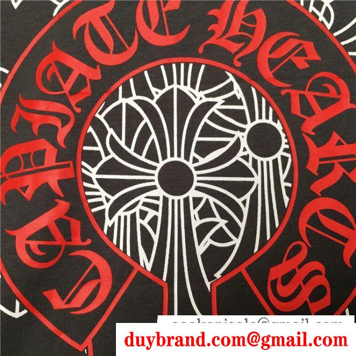 クロムハーツ CHROME HEARTS  オシャレな軽やかさで魅力 半袖Tシャツ おしゃれの「主役」になる