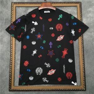 Phối hợp mùa xuân thời trang / mùa hè Gợi ý 2 tay áo màu t -shirt Crome Hearts OK Chrome Hearts_ Chrome Hearts Chrome Heart