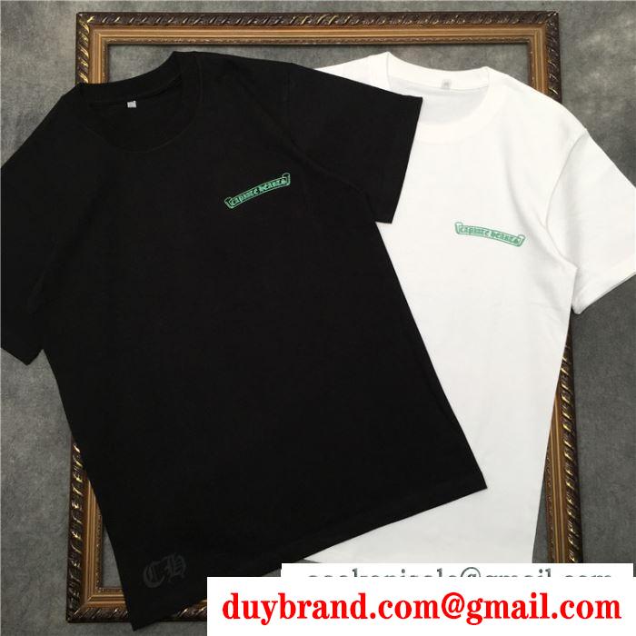 2色可選 お洒落さんも憧れの存在  CHROME HEARTS カジュアルにも着こなせる 半袖Tシャツ クロムハーツ