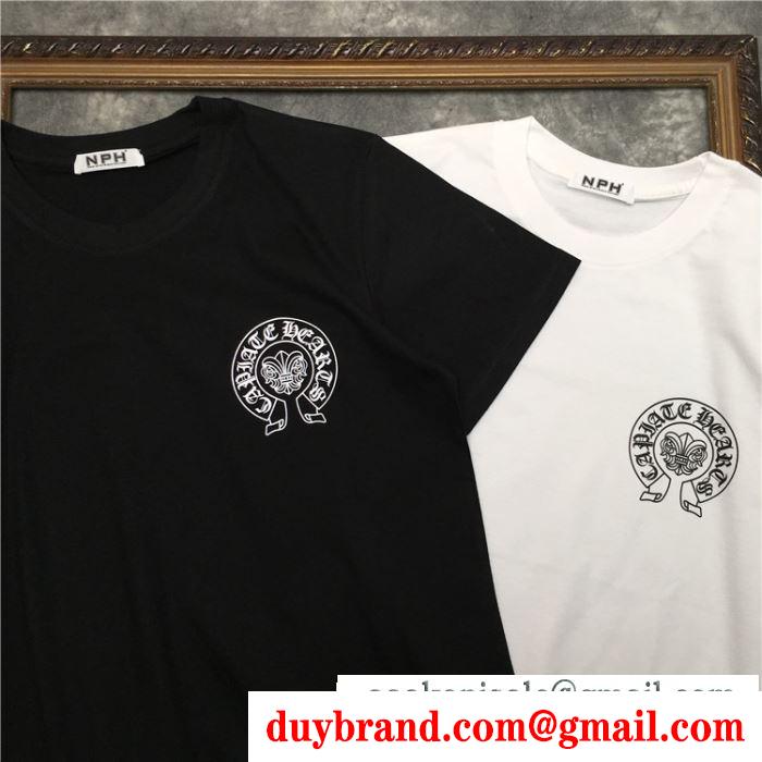 2色可選 コーデに新しさが混在する  半袖Tシャツ クロムハーツ シックスタイリングに挑戦  CHROME HEARTS