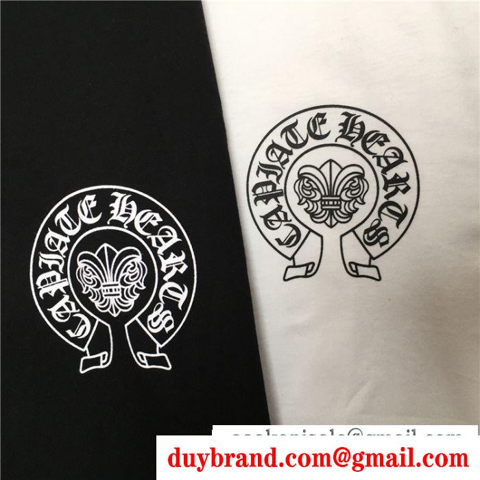 2色可選 コーデに新しさが混在する  半袖Tシャツ クロムハーツ シックスタイリングに挑戦  CHROME HEARTS