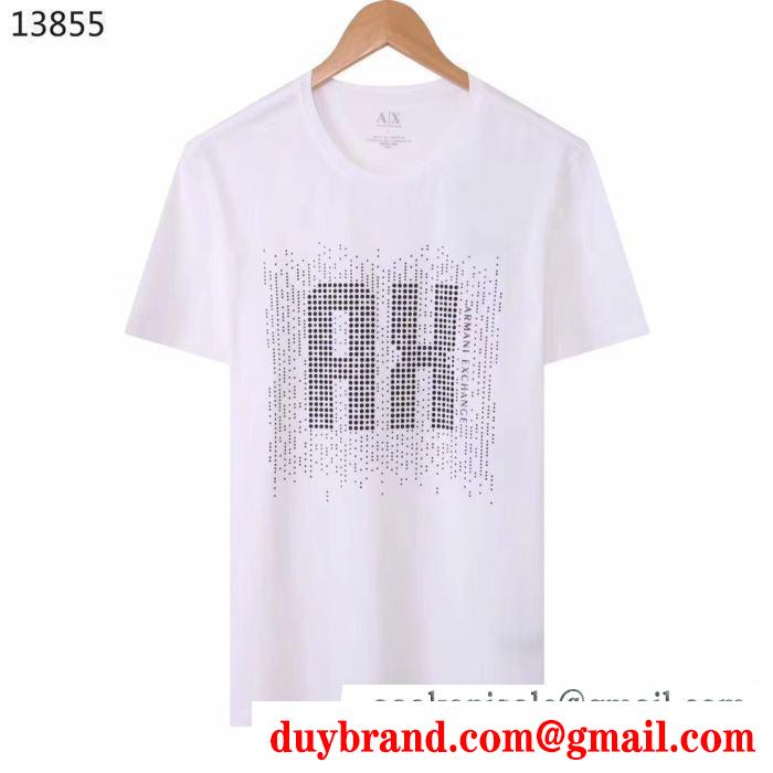 多色可選 春夏を楽しむ着こなし術 半袖Tシャツ カジュアルにも着こなせるアルマーニ ARMANI