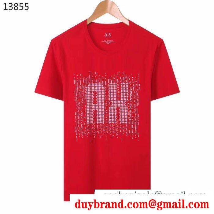 多色可選 春夏を楽しむ着こなし術 半袖Tシャツ カジュアルにも着こなせるアルマーニ ARMANI