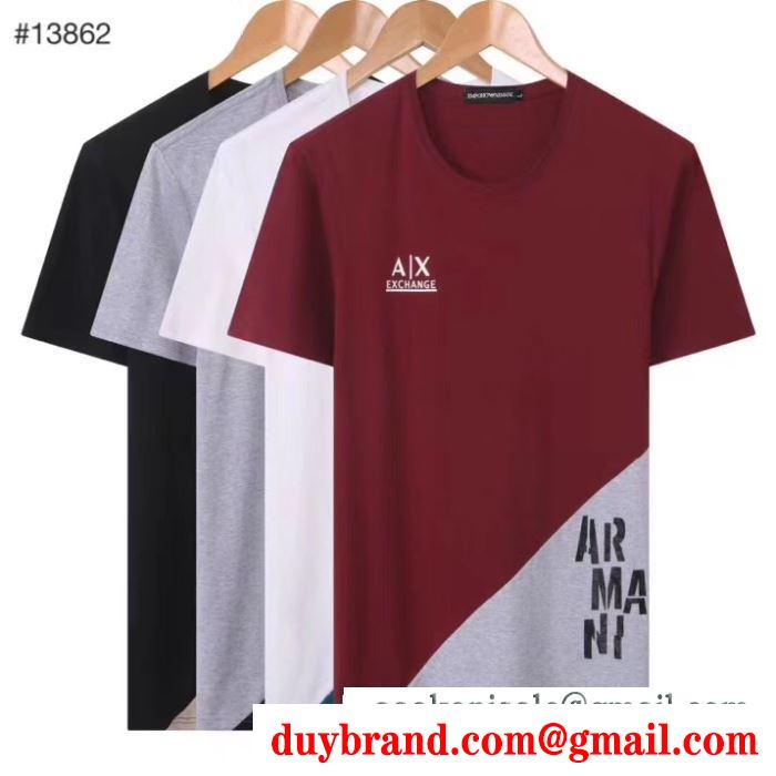 アルマーニ これからの季節に大活躍  ARMANI コーデに新しさが混在する 半袖Tシャツ春の訪れを感じる