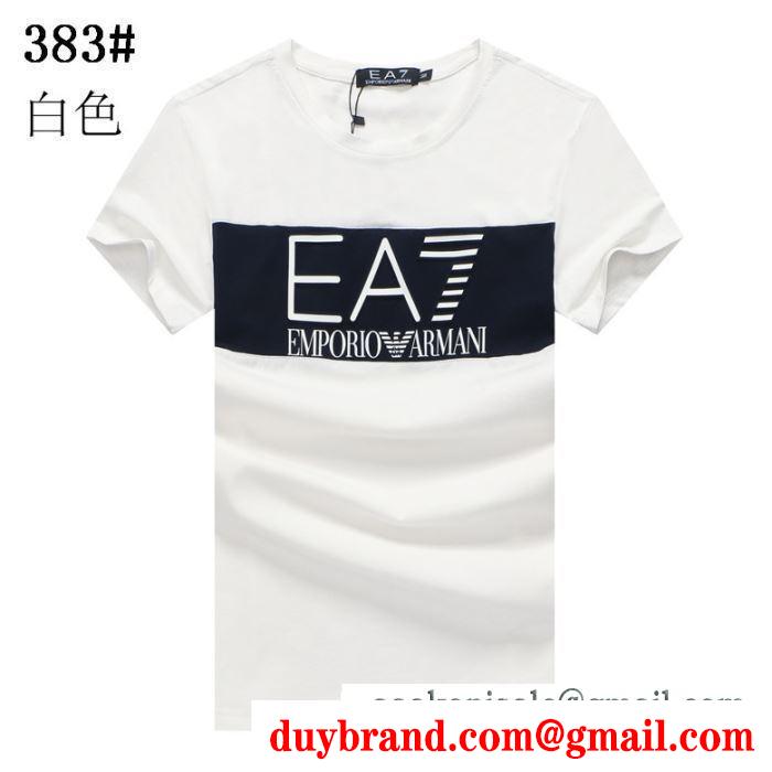 多色可選 コーデを上品にマッチ  アルマーニ ナチュラルコーデのコツ ARMANI 半袖Tシャツ