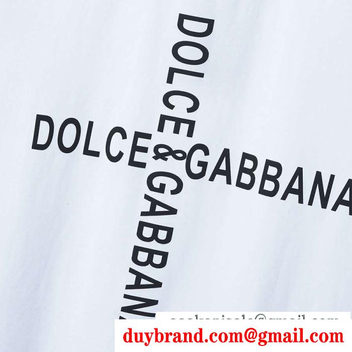 2色可選 着こなしの幅が広がる  半袖Tシャツ 2020年の春夏はこれ！ ドルチェ＆ガッバーナ Dolce&Gabbana