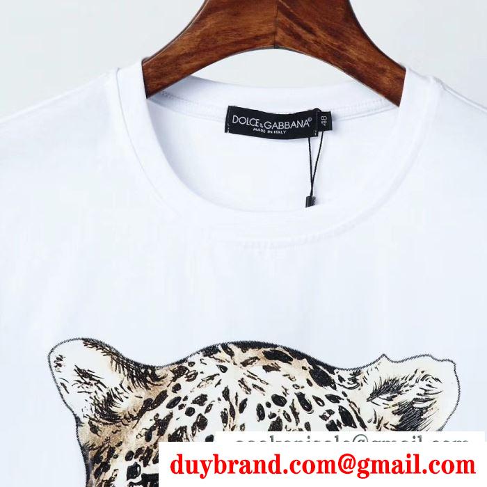2色可選 ドルチェ＆ガッバーナデザイン性に心が踊る 2色可選 Dolce&Gabbana 半袖Tシャツ トレンドコーデを格上げ