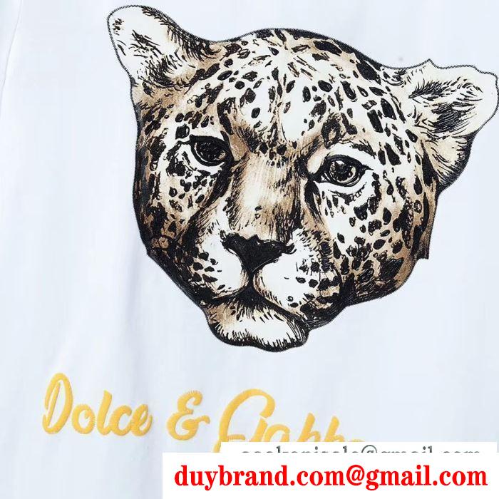 2色可選 ドルチェ＆ガッバーナデザイン性に心が踊る 2色可選 Dolce&Gabbana 半袖Tシャツ トレンドコーデを格上げ