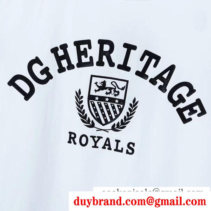 Dolce&Gabbana 2色可選 コーデにアクセントをプラス 半袖tシャツ こなれた雰囲気が特徴ドルチェ＆ガッバーナ