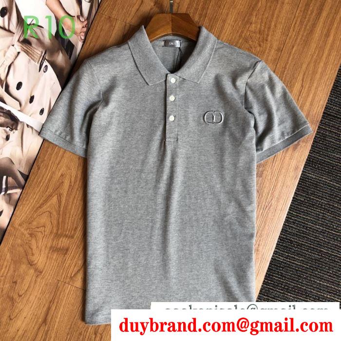 ディオールスタイルをすっきりにする  多色可選 DIOR センスアップできるコーデ 半袖Tシャツ
