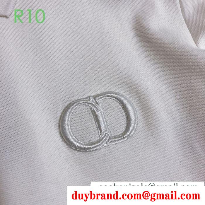 ディオールスタイルをすっきりにする  多色可選 DIOR センスアップできるコーデ 半袖Tシャツ