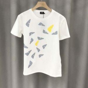 2 -Lựa chọn thực tế cũng là Fendi Fendi Mùa xuân / Mùa hè và Sleeve Light T -Slee T -Shshirt Trưởng thành _ Fendi Fendi_ Thương hiệu siêu rẻ (lớn nhất )