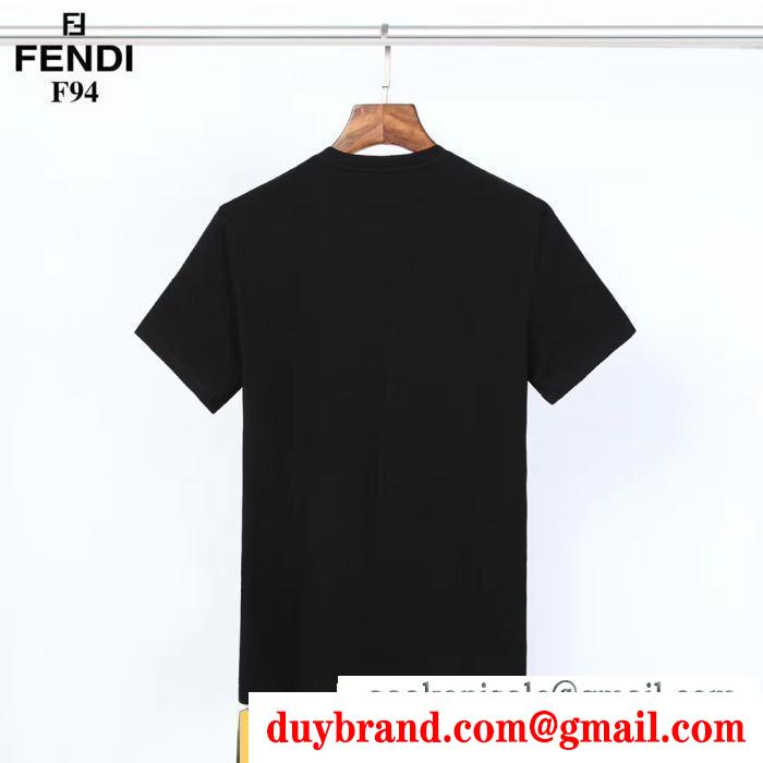 2色可選 フェンディ着こなしの幅が広がる FENDI2020年の春夏はこれ！ 半袖Tシャツ 1枚でグッと華やかに