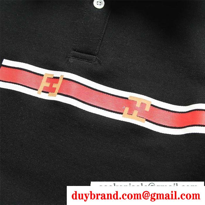 シックスタイリングに挑戦  2色可選 フェンディ FENDI お洒落さんは取り入れてる 半袖Tシャツ