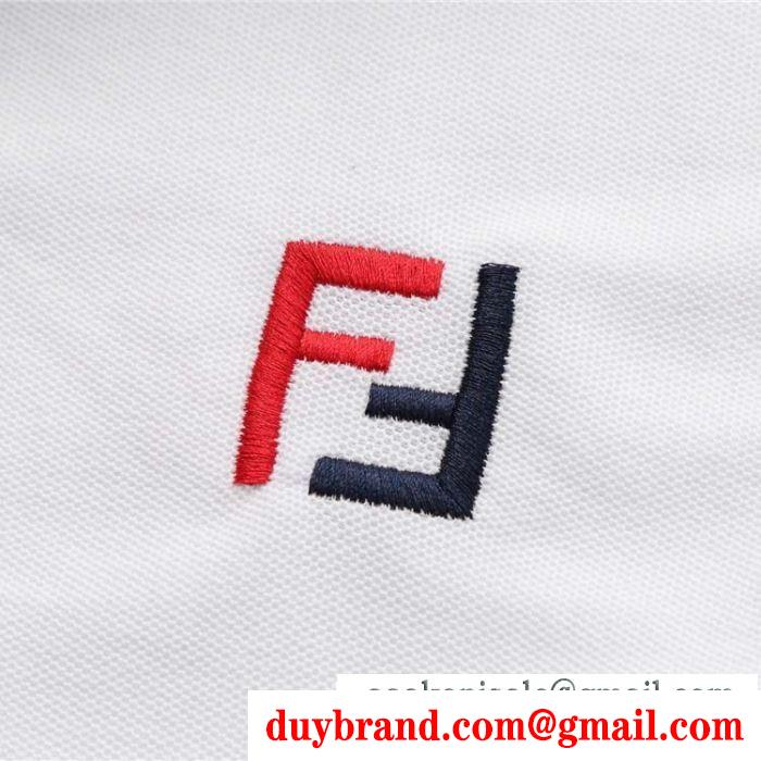 春夏の爽やかコーデに  3色可選 フェンディ FENDI スタイルをすっきりにする 半袖Tシャツ