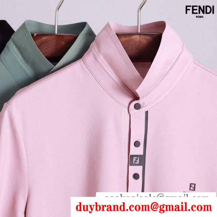 3色可選唯一無二の魅力ある  フェンディ FENDI 心踊るおしゃれスタイル 半袖Tシャツ