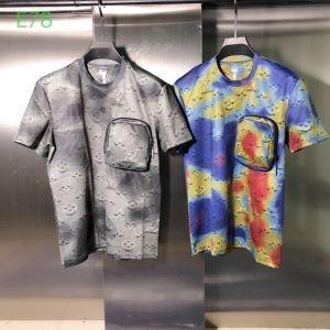Áo Thun LOUIS VUITTON   Roughness và Lựa chọn thời trang 2 màu Louis Vuitton Xu hướng mùa xuân / mùa hè kết hợp Hàng hiệu siêu cấp