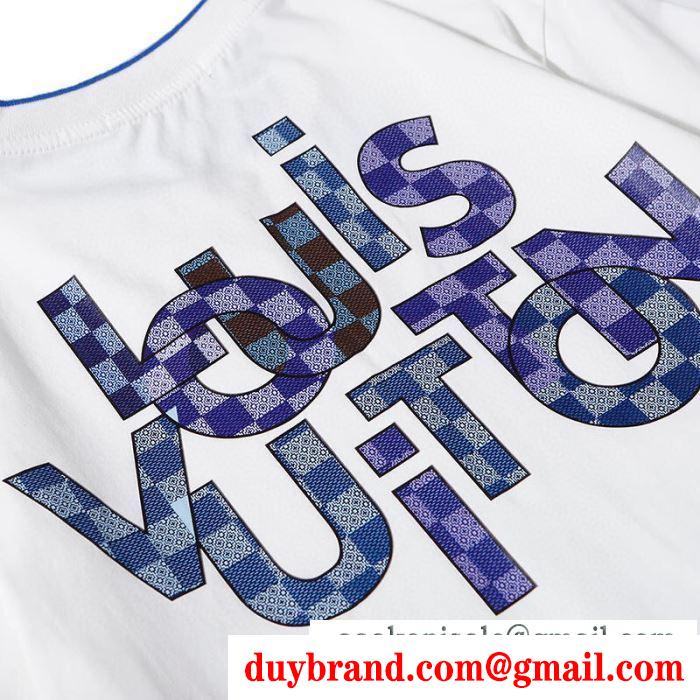落ち着いたニュアンスコーデ  2色可選 ルイ ヴィトン LOUIS VUITTON 美シルエットを賢く叶える 半袖Tシャツ