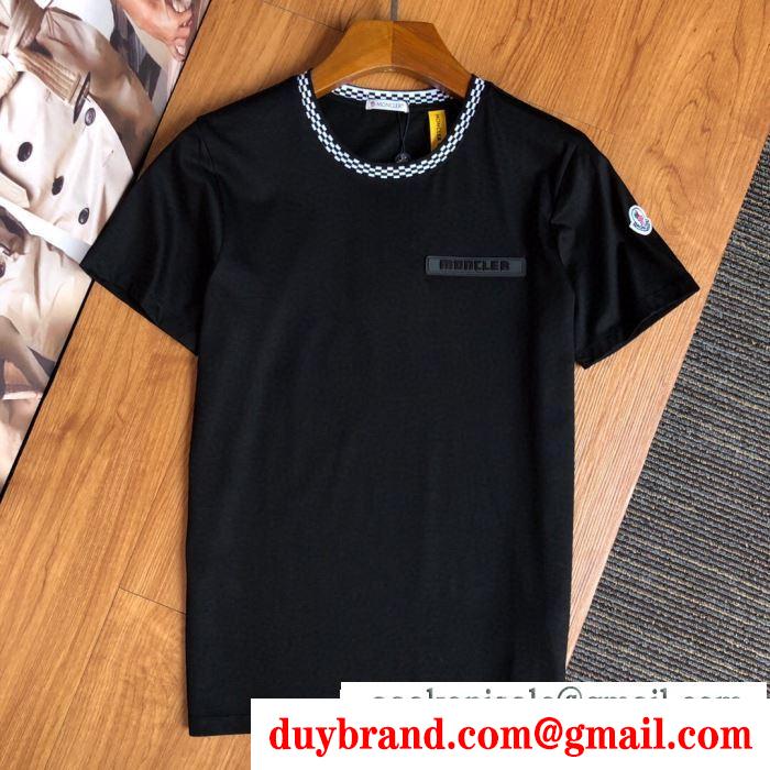 半袖Tシャツ2色可選  爽やかなコーデにぴったり モンクレール通勤向けのコーデにも MONCLER 唯一無二の魅力ある