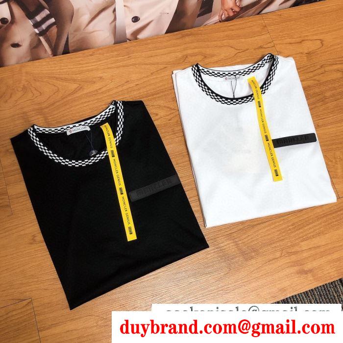 半袖Tシャツ2色可選  爽やかなコーデにぴったり モンクレール通勤向けのコーデにも MONCLER 唯一無二の魅力ある