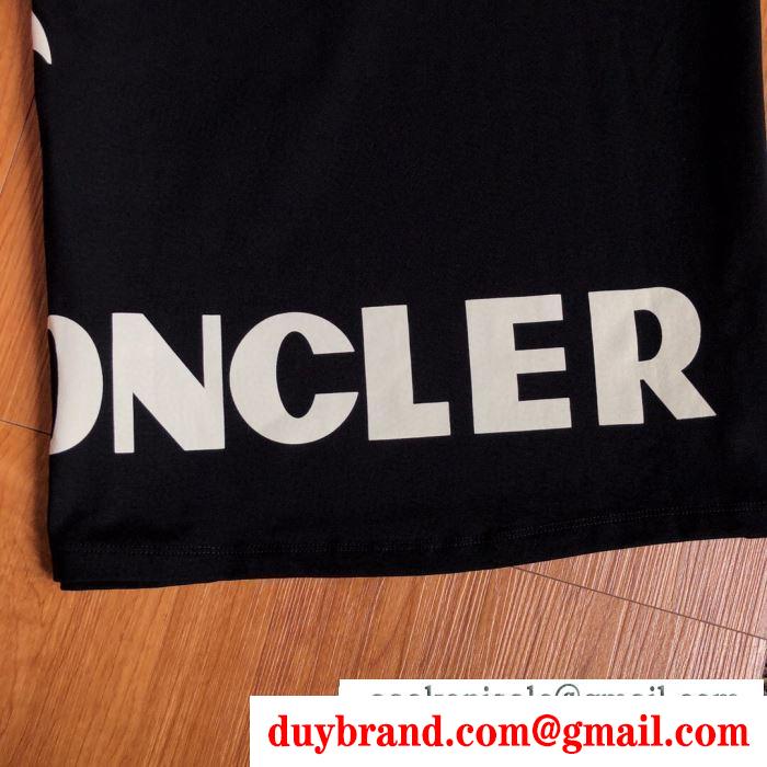 2色可選 心踊るおしゃれスタイル  半袖Tシャツ 上品にもカジュアルにも モンクレール MONCLER