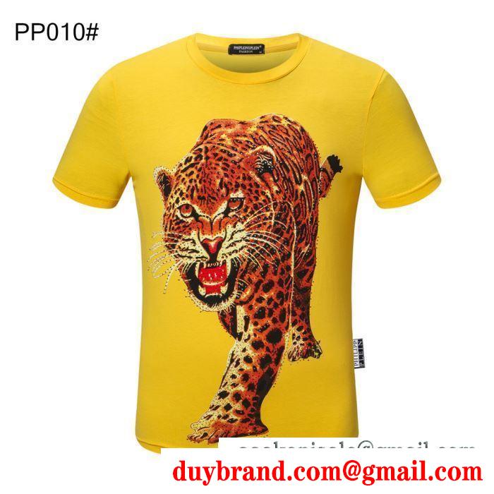 多色可選 この春夏に出番の多い 半袖tシャツ これからの季節に大活躍 フィリッププレイン philipp plein