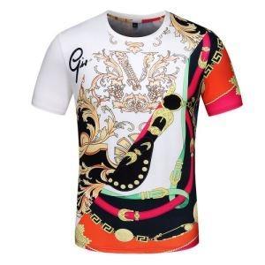 Thử thách Phong cách Versace Chic với sự mới mẻ trong tọa độ tay áo ngắn T -shirt_ Versace Versace_ Thương hiệu giá rẻ 