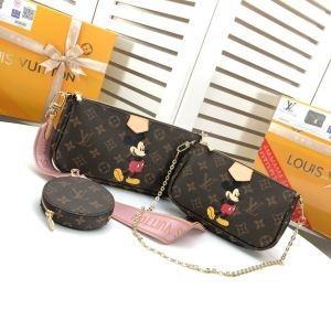  Louis Vuitton Túi đeo chéo nữ tặng kèm túi nhỏ sành điệu , 
