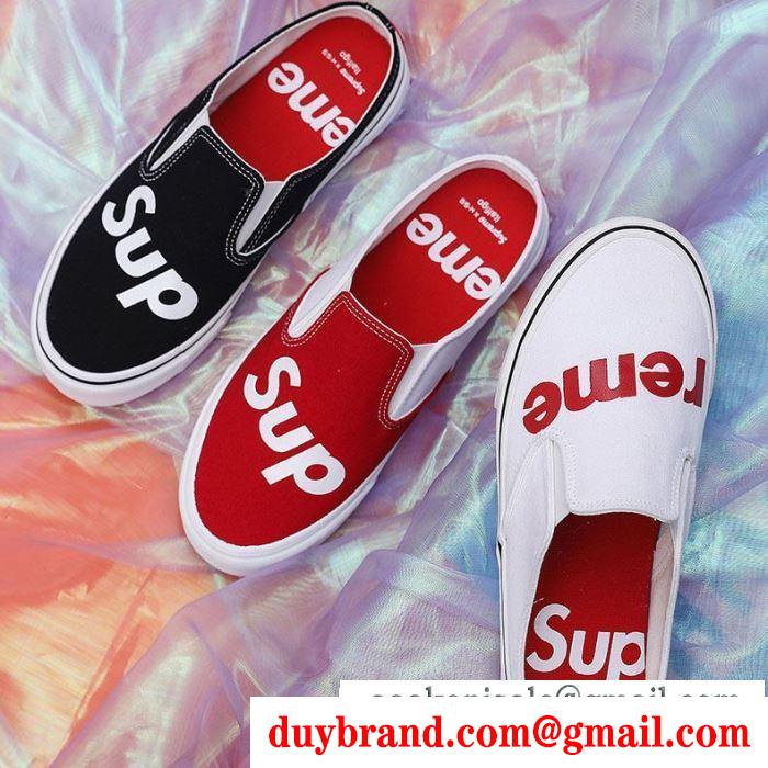 多色可選 シュプリーム カジュアルにも着こなせる SUPREME コーデにアクセントをプラス スニーカー